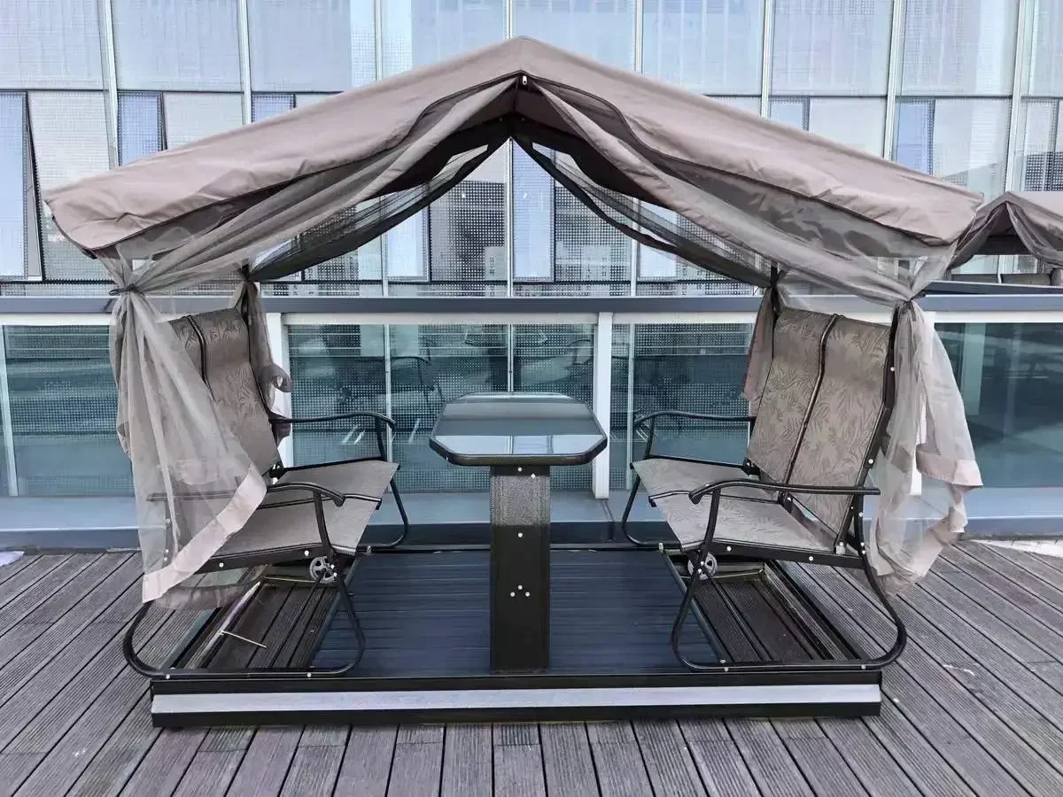 Outdoor Daybed Furniture - 屋外家具 スイングチェア ガーデン パティオ バルコニー 4人掛け