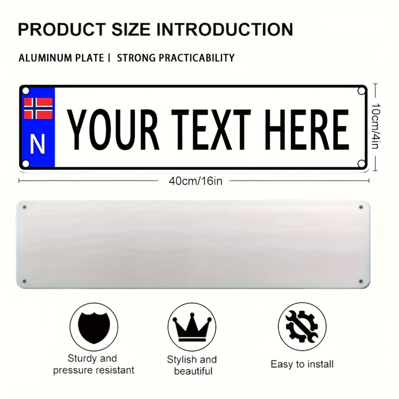 パーソナライズされたカスタムノルウェー製ヴィンテージメタルサ - Outdoor Furniture Metal のレビューと価格