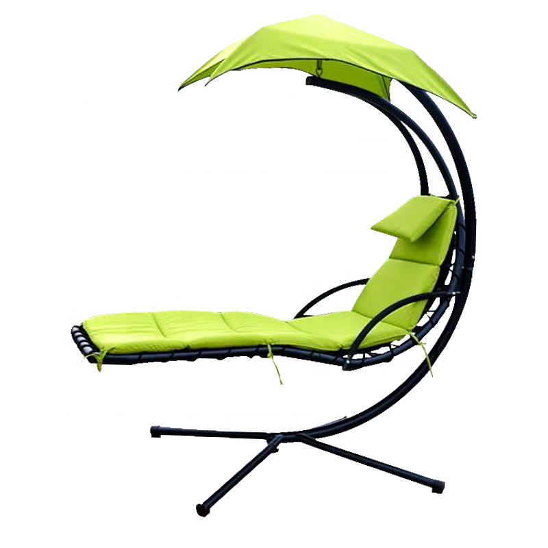 モダンなメタルハンギングスイングチェア、ポリエステルカバー付 - Outdoor Furniture Metal Chairs のレビューと価格
